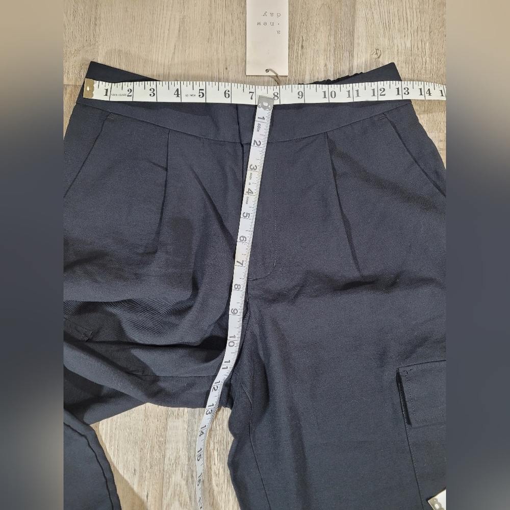 NWT a new day black jogger utility pants - Picture 2 of 7